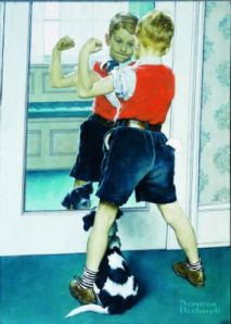 Norman-Rockwell-The-Muscleman